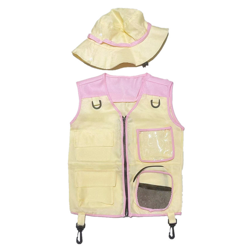 Outdoor Adventure Kids Party - Ensemble Gilet et Chapeau d'explorateur pour