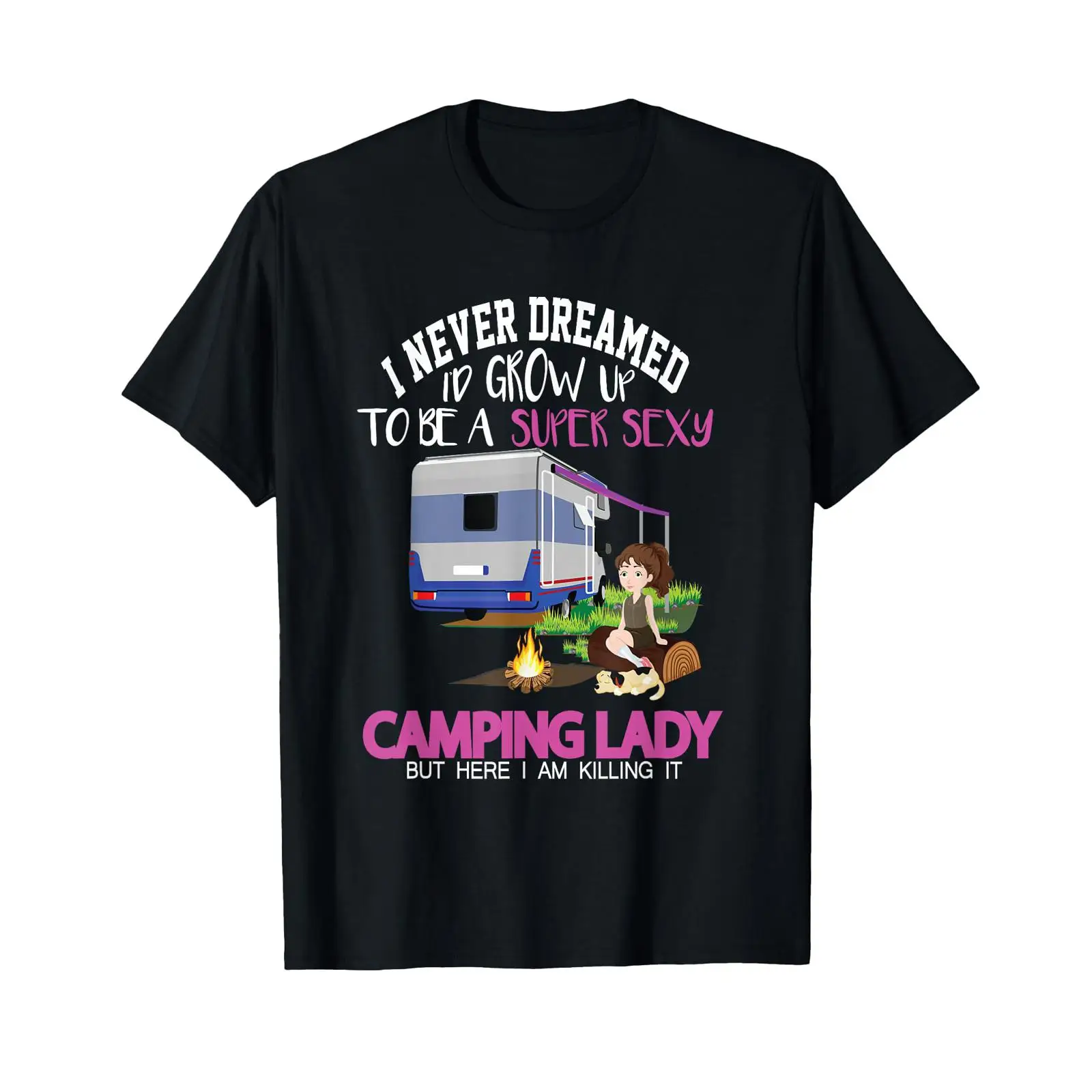 Outdoor Adventure Holidays - T-shirt vintage délavé pour femme, avec