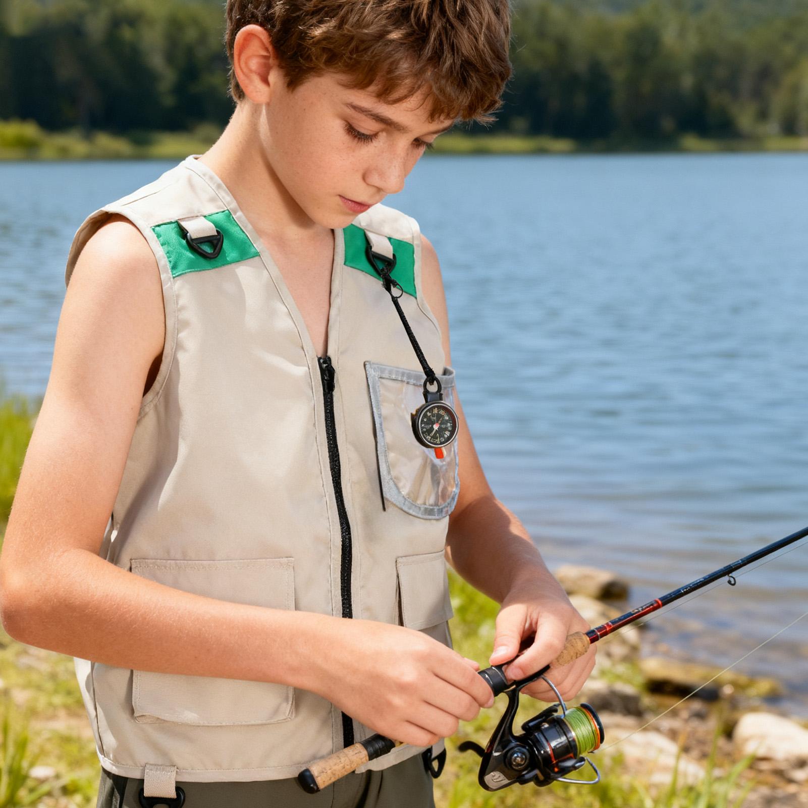 Outdoor Adventure Kids Party - Gilet de pêche pour enfants, gilet