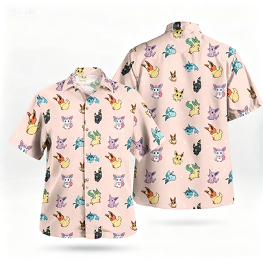 Outdoor Adventure Clothing - Chemise Hawaïenne BANDAI Mimikyu à Motif