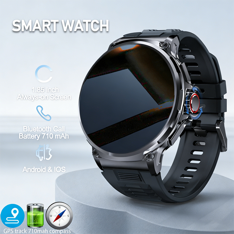 Outdoor Adventure Holidays - Montre connectée pour homme 710mAh, montre