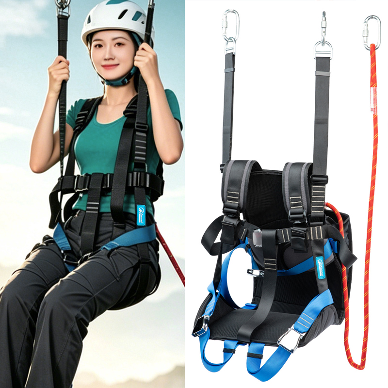 Outdoor Adventure Ziplines & Waterfall Puerto Vallarta - Siège de sécurité pour zipline en