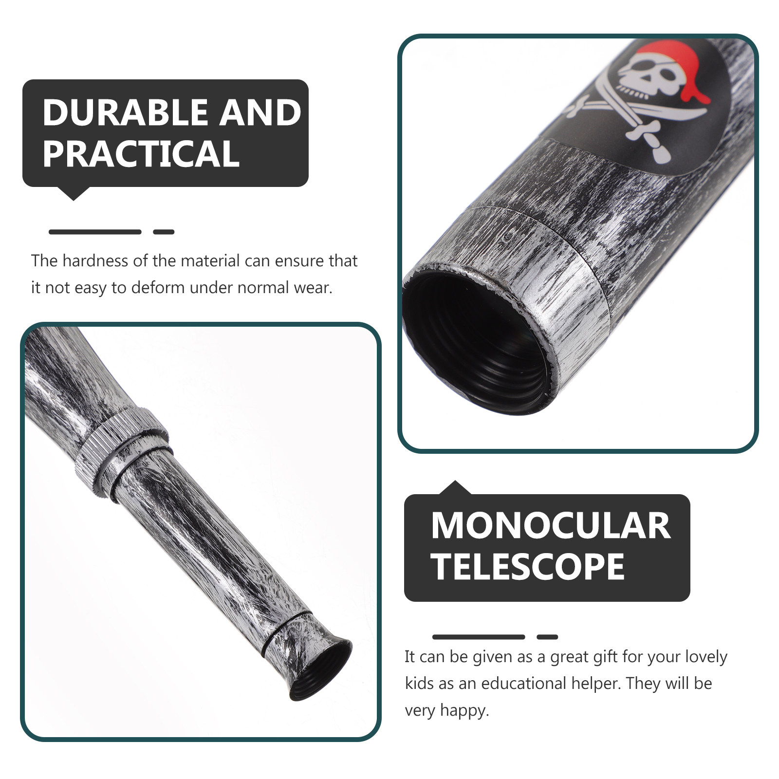 6 pièces de télescopes monocul - Outdoor Adventure Kids Party avis et prix