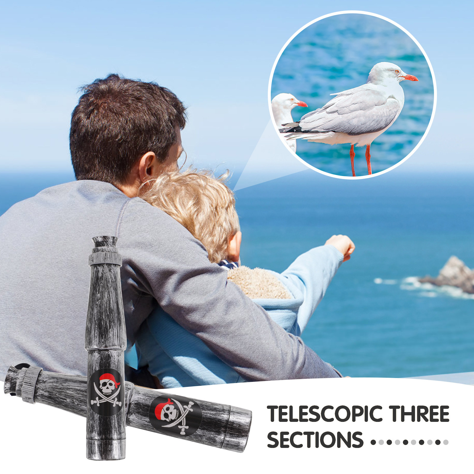 6 pièces de télescopes monocul - Outdoor Adventure Kids Party avis et prix