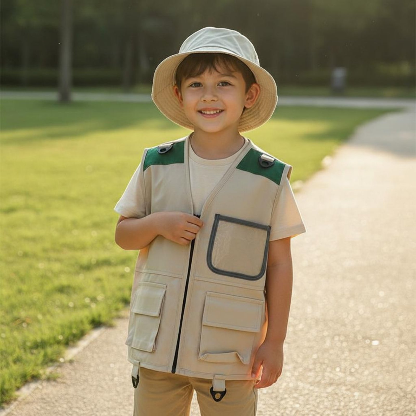 Ensemble gilet et chapeau d'ex - Outdoor Adventure Kids Party avis et prix