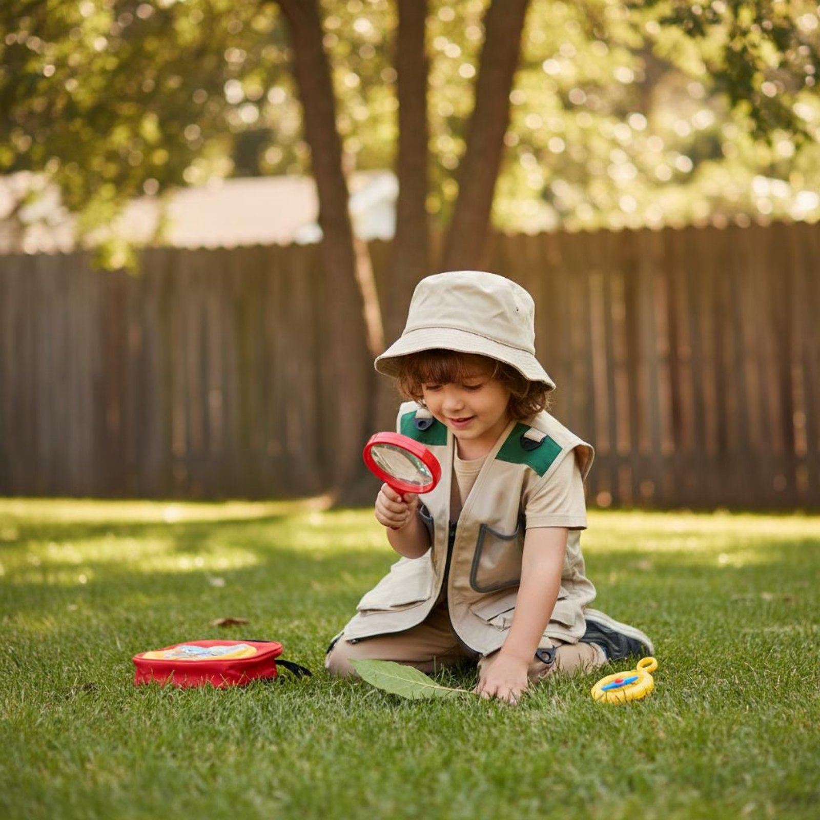 Ensemble gilet et chapeau d'ex - Outdoor Adventure Kids Party avis et prix