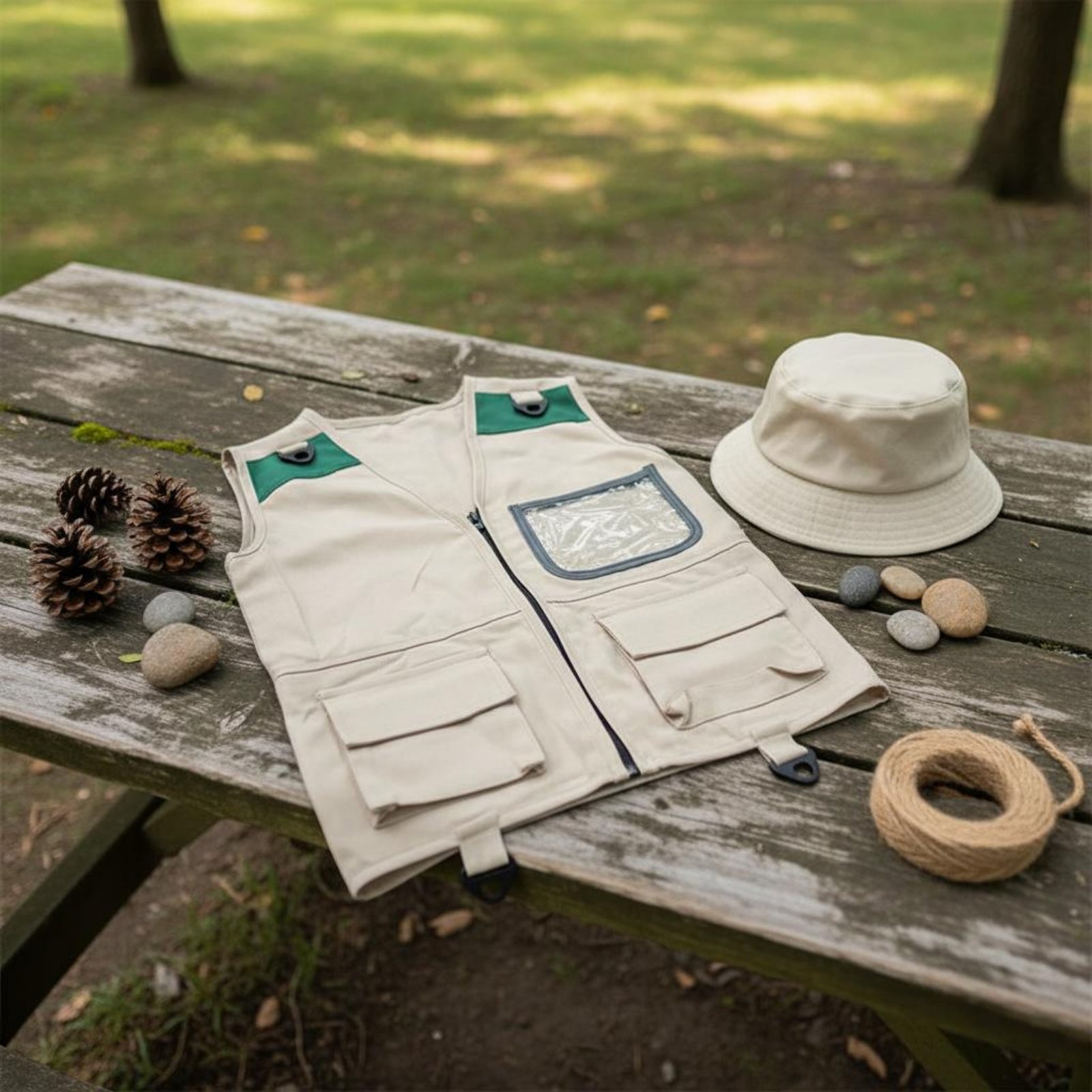 Ensemble gilet et chapeau d'ex - Outdoor Adventure Kids Party avis et prix