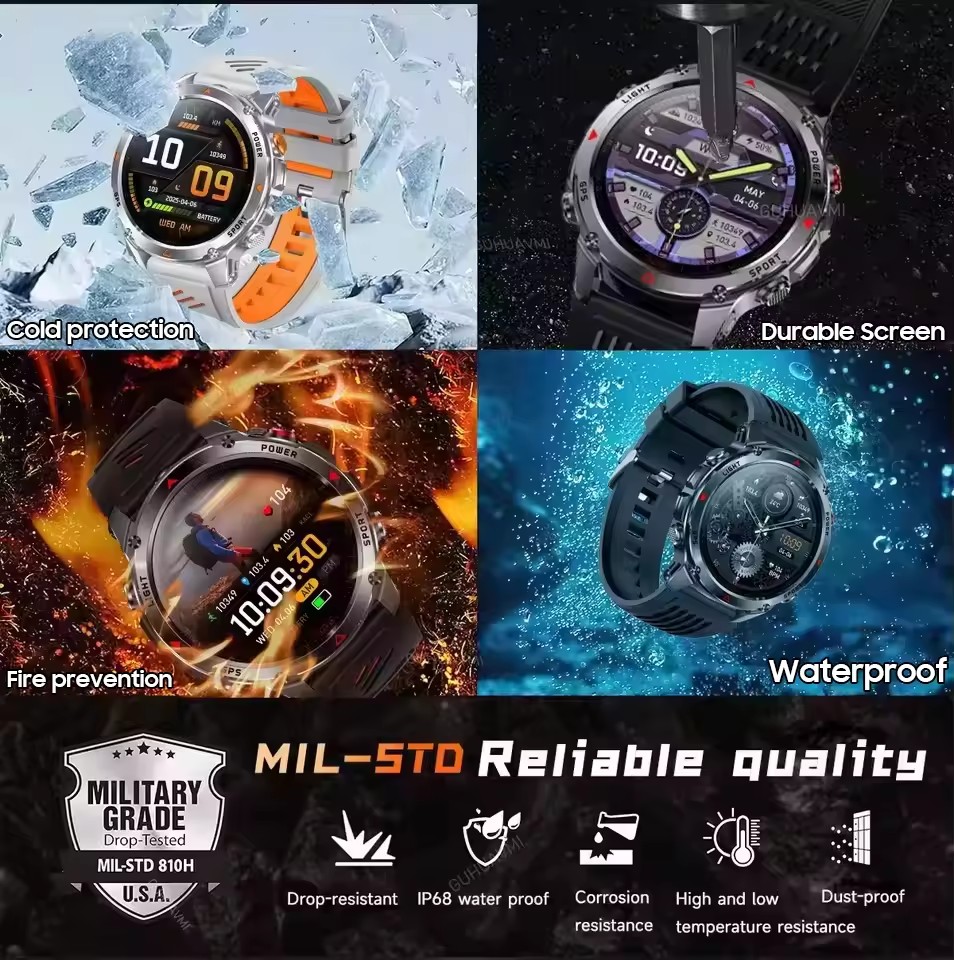 Montre connectée militaire pro - Outdoor Adventure World avis et prix