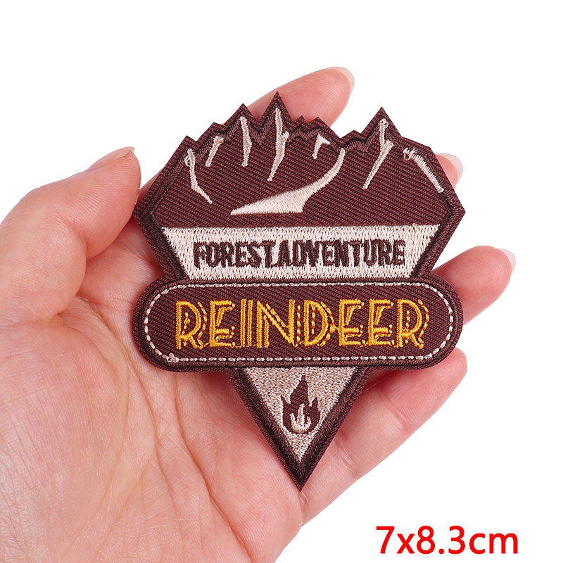 Patch brodé d'aventure de Camp - Outdoor Adventure With No Backpack avis et prix