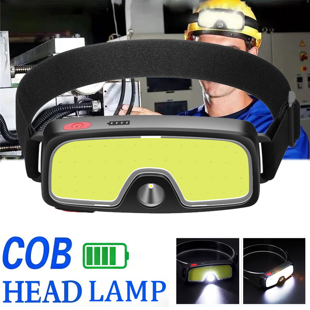Lampe frontale puissante COB,  - Headlamp Waterproof Rechargeable avis et prix