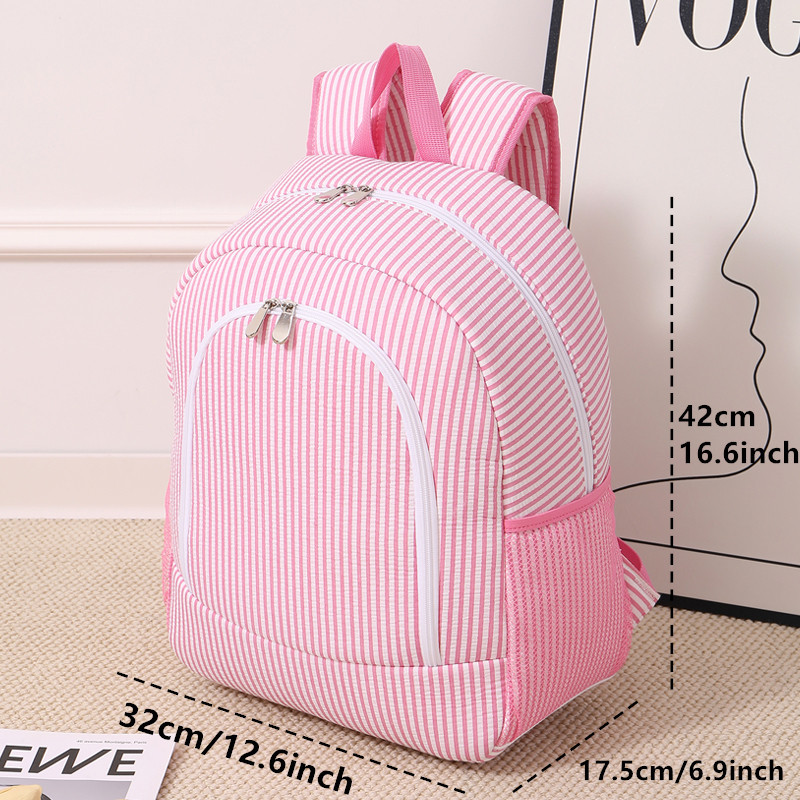 Nouveau sac à dos rose rayé gr - Outdoor Adventure Books avis et prix