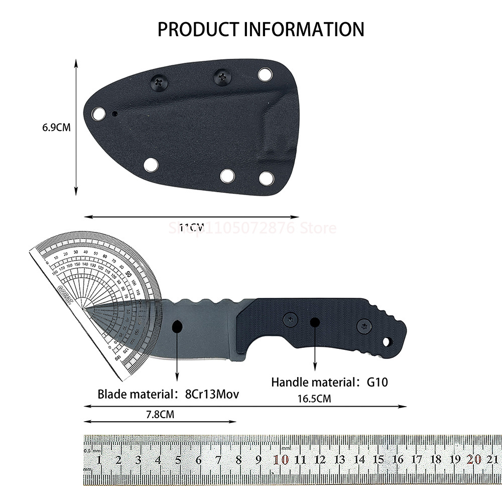 Couteau fixe d'extérieur à lam - Outdoor Adventure With No Backpack avis et prix