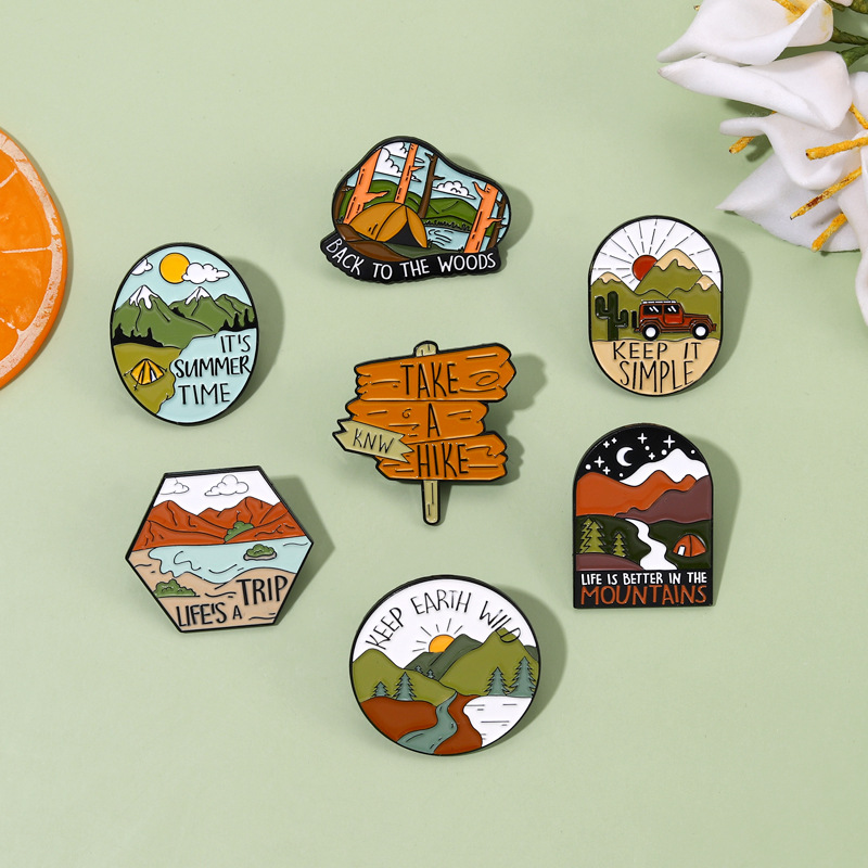 Broches en émail personnalisée - Outdoor Adventure Friends avis et prix