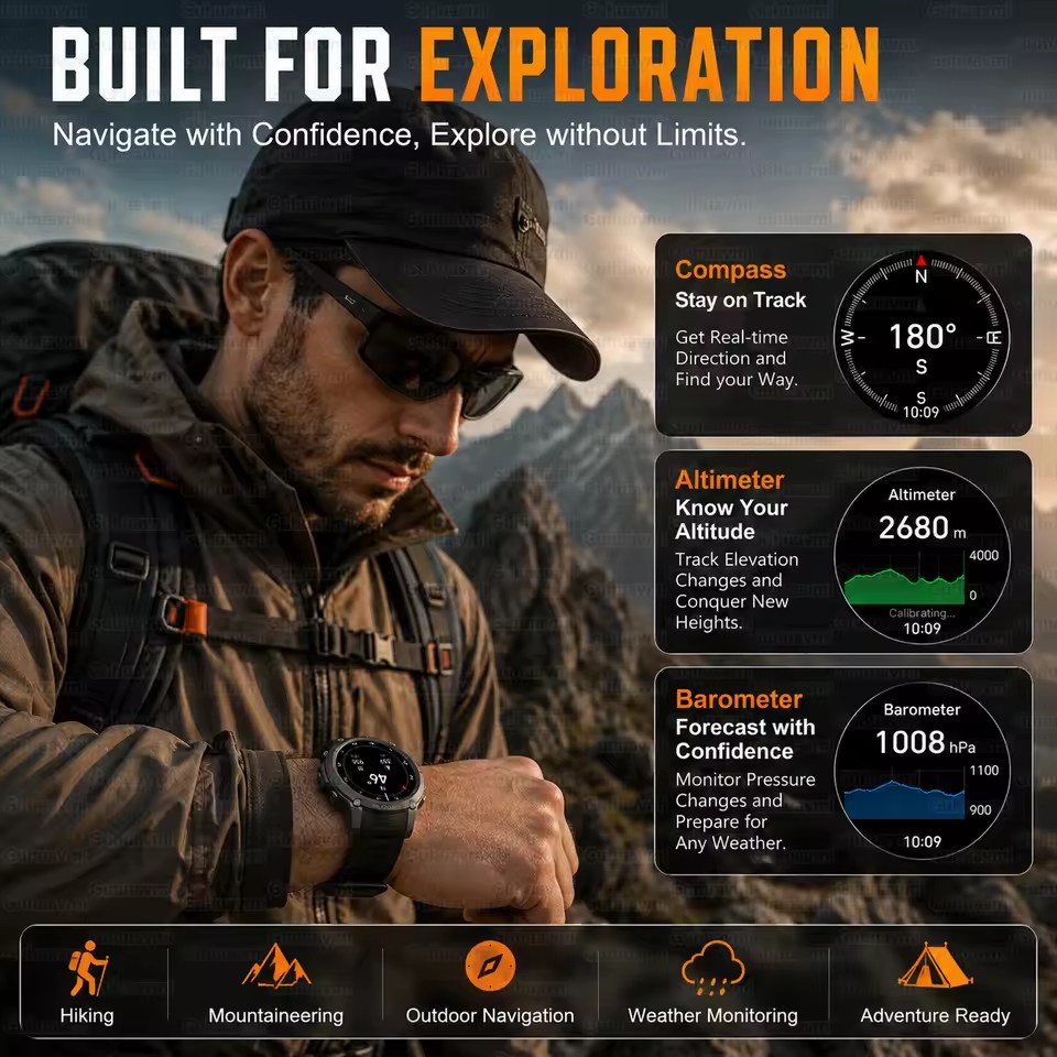 Nouvelle montre connectée d'av - Outdoor Adventure World avis et prix